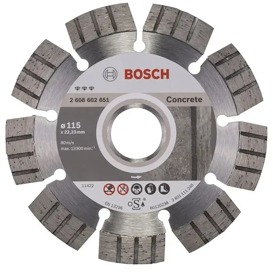 Bosch Diamantskive 115 mm Best for Concrete