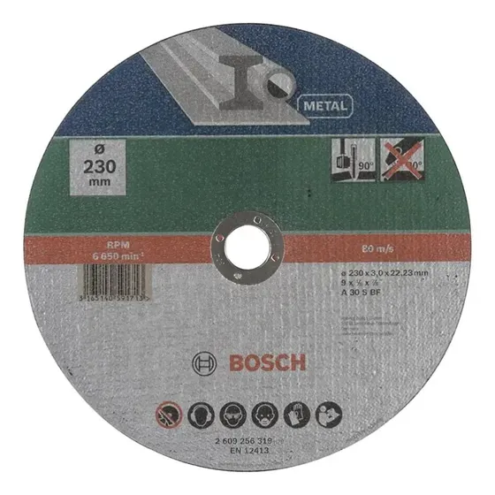 Bosch Skreskive Metal 230x3,0 mm Lige 2609256319
