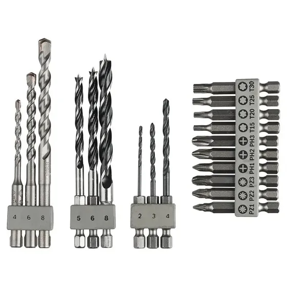 Bosch Uneo Mixed Set 19 dele – bor- og bitsæt