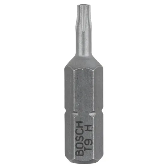 Bosch T9H Security-Torx skruebit, ekstrahård 25 mm, 1/4\"