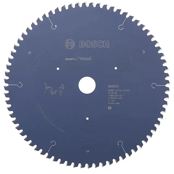 Bosch Rundsavsklinge Expert for Wood 300x2,4x30 mm 72 t