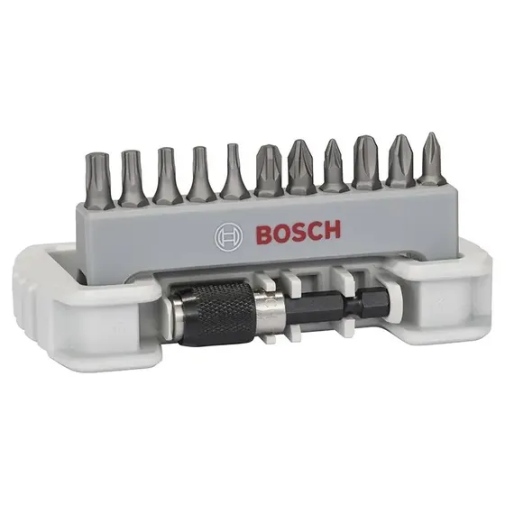Bosch Bitsst XH PH/PZ/T 12 stk m. Quickholder (2608522129)