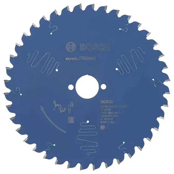 Bosch rundsavsklinge Expert for Wood 216x30x2,4 mm 40T