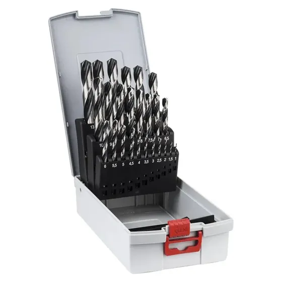 Bosch HSS PointTeQ spiralbor 1–13 mm, 25 stk ProBox