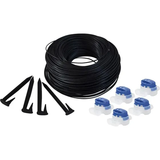 AL-KO Installationskit 150 m kabel, 90 plkker & 5 samlemuffer