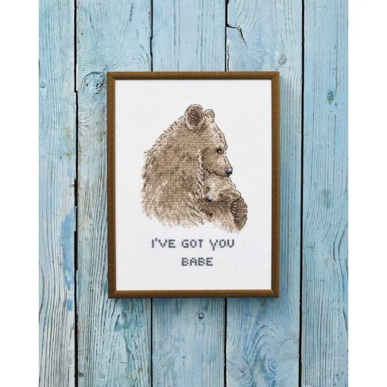 Permin - Broderikit 'I've Got You Babe' 18x24 cm