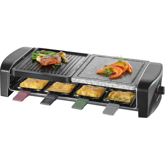 Severin RG 9645 Raclette 8-personer, sort