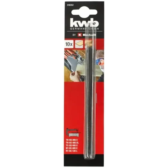 KWB Flade dekuprsavklinger, 10 stk.