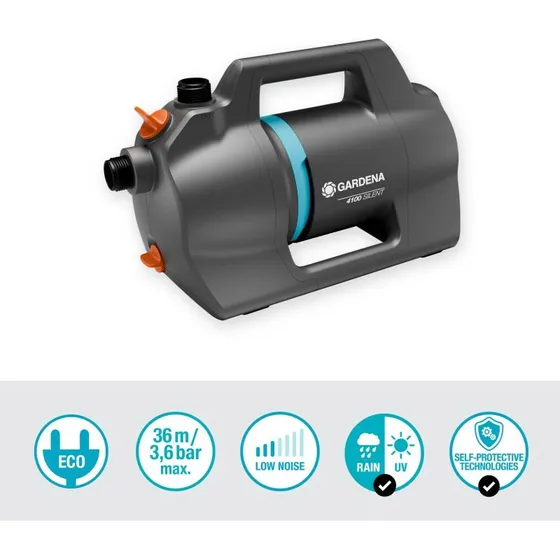 Gardena Elektrisk trykpumpe 4100 Silent st 09051-20