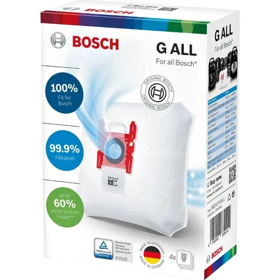Bosch Stvsugerpose Type G (4 stk) - kompatibel BBZ41FGALL