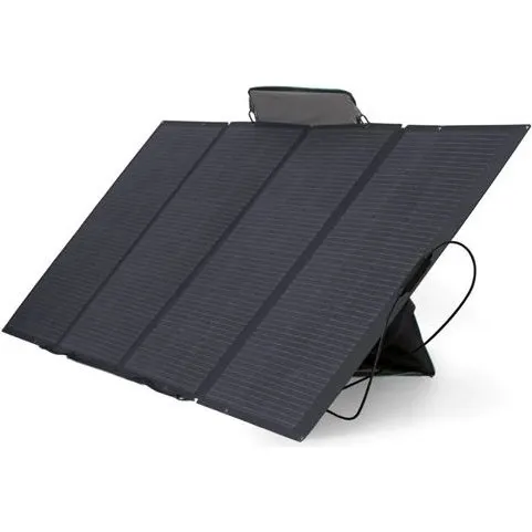 EcoFlow 400W sammenklappeligt solpanel - brbart, justerbart stativ