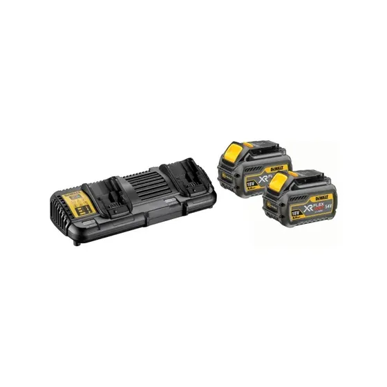 DeWALT XR FlexVolt DCB132T2-QW dobbeltlader med 2x6,0Ah