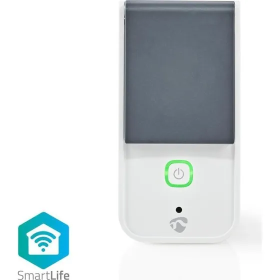 Nedis SmartLife Smart Plug WiFi IP44 3680W Effektmler (EU-stik)