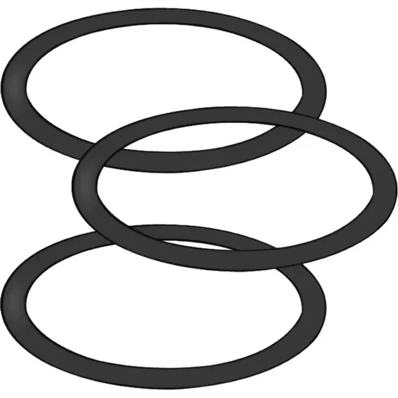 Nordlux Pakning til staldglas, 3 stk.  Sort