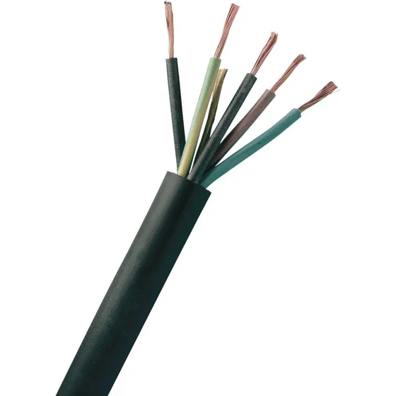 Neoprenkabel H07RN-F 5x1,5 mm med jord