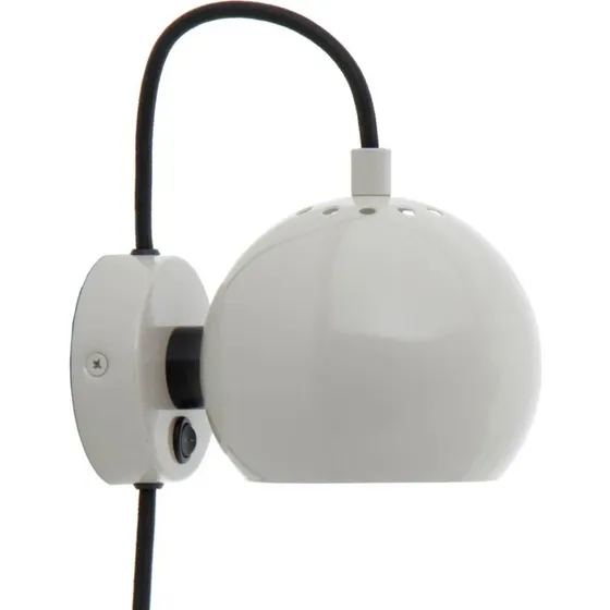 Frandsen Ball vglampe  Glossy Pale Grey