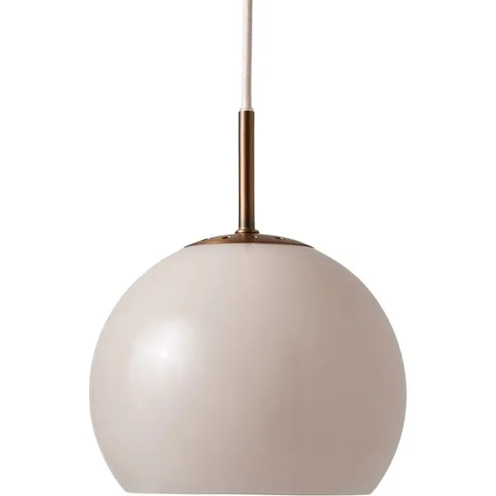 FRANDSEN Ball Glaspendel Ø18 Sandgrå