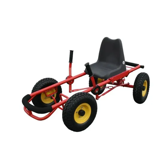 KidCar - 504045 Gokart, gul (3-12 r)