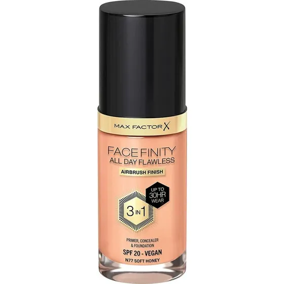 Max Factor Facefinity 3-i-1 Foundation N°77 Soft Honey 30 ml
