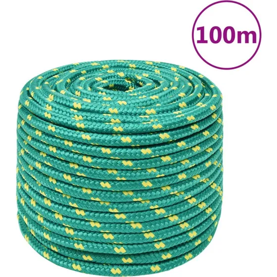 vidaXL tovvrk til bd 12 mm 100 m polypropylen grn