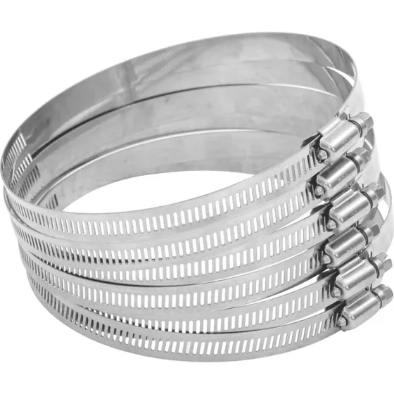 vidaXL spndebnd 6 stk. 91110 mm 304 rustfrit stl