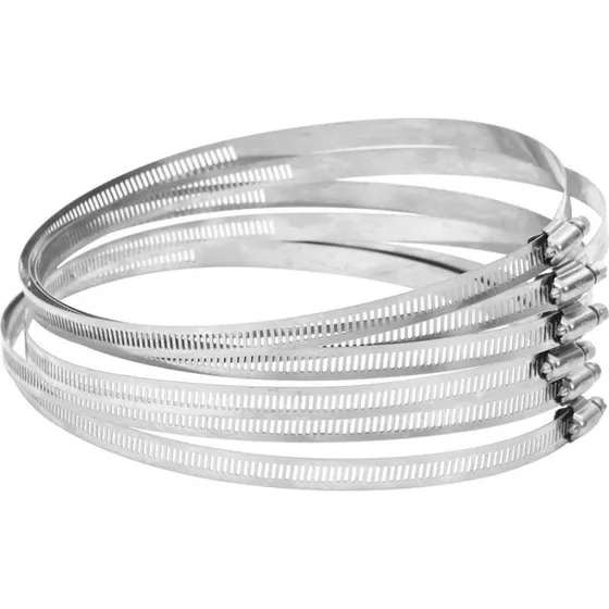 vidaXL spndebnd til slanger 6 stk 91220 mm 304 rustfrit stl
