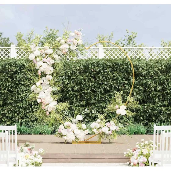 vidaXL Bryllupsbue Guld 195 x 35 x 211 cm Stl