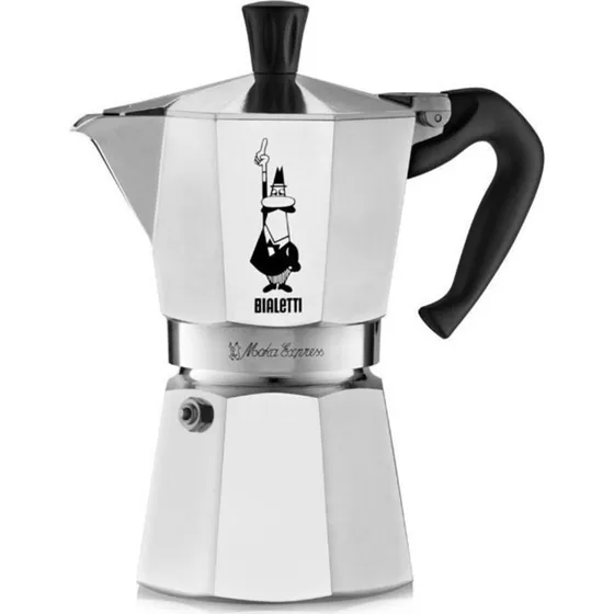 Bialetti Moka Express 6 kopper (0,3 l)  aluminium/slv