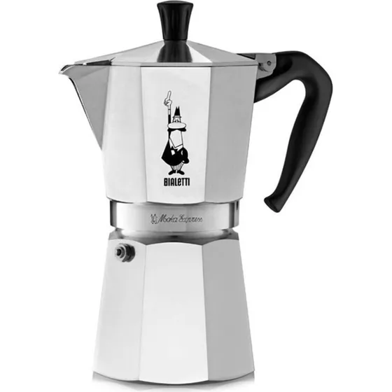 Bialetti Moka Express 9 kopper (0,55 L) - aluminium/slv