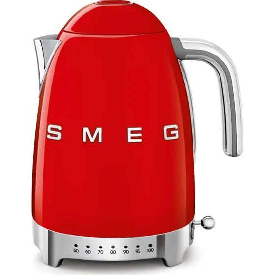 Smeg Elkedel KLF04RDEU 1,7 L  Rd (variabel temperatur)