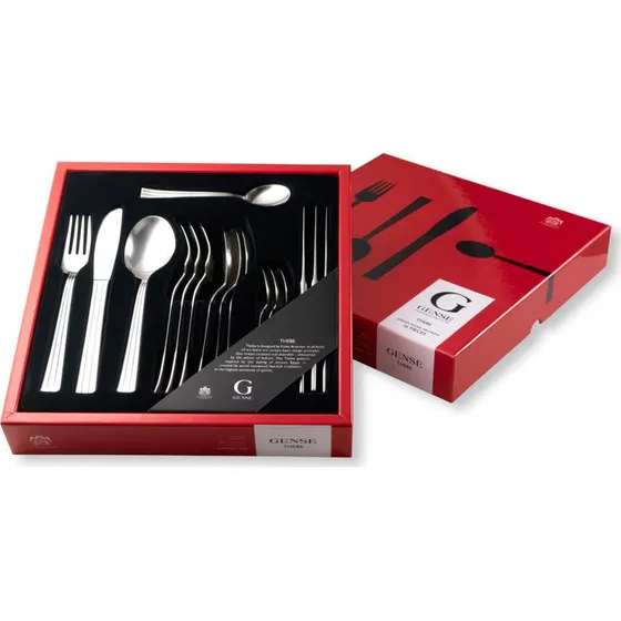 Gense Thebe bestikst 16 dele, rustfrit 18/8, mat