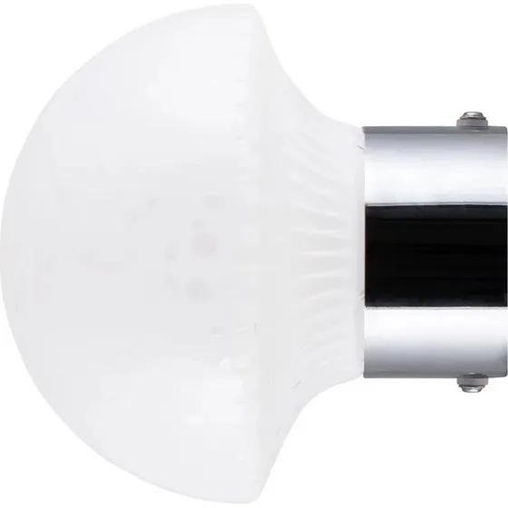 Globen Lighting Fungo 16 loft-/vglampe 16 cm IP44 hvid/krom