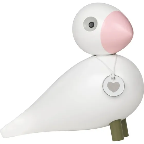 Kay Bojesen Love sangfugl - Hvid/Lyserd