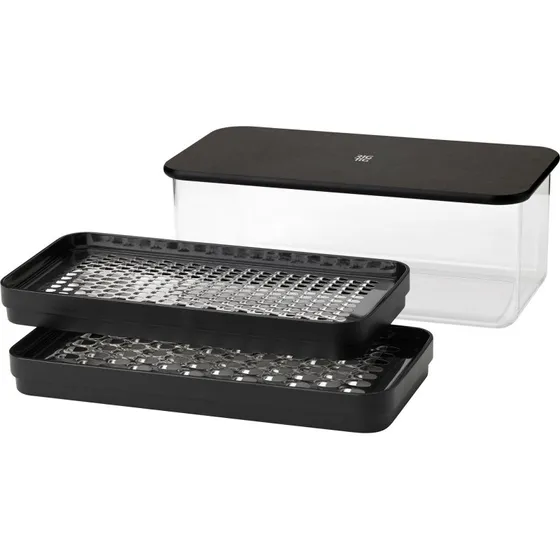 RIG-TIG GRATE-IT rivejern med beholder 1,4 l, sort
