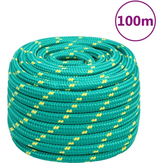 vidaXL bdtov 20 mm x 100 m polypropylen, grn