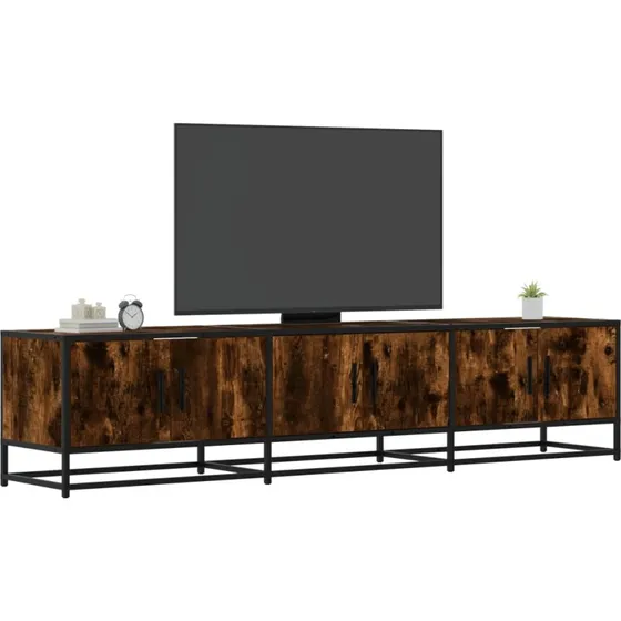 vidaXL TV-bord 180x35x41 cm konstrueret træ, røget eg