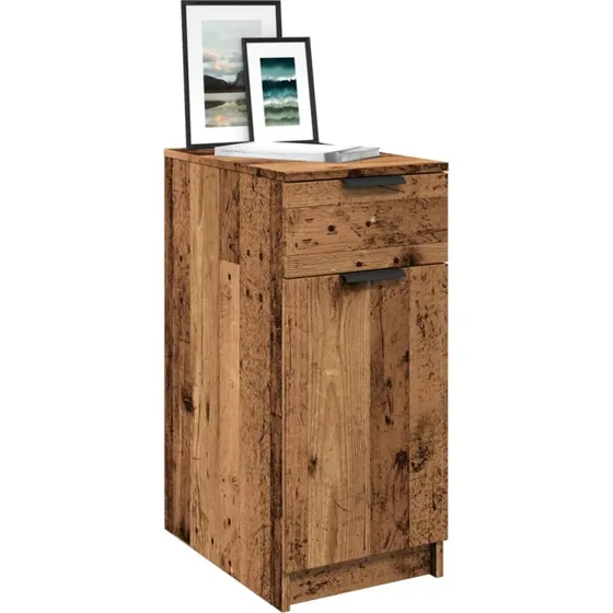 vidaXL skrivebord 33x50x75 cm konstrueret antikt tr