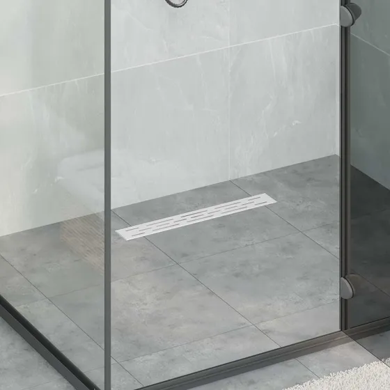 vidaXL Bruseaflb 360 Siphon 50 cm, Slv (glasdksel)