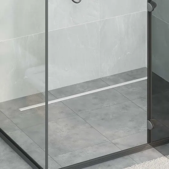 vidaXL 360 slankt bruseraflb 100 cm, rustfrit stl 304, slv