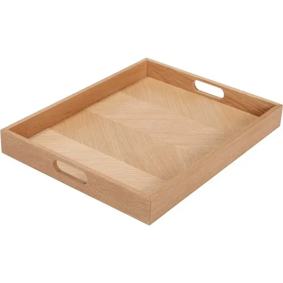 Hübsch Structure bakke 45 x 35 cm, eg (Nature)