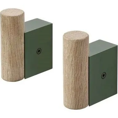 Muuto Attach knager 2-pak  Eg/Mrkegrn