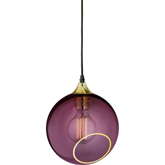 DESIGN BY US Ballroom pendel Ø20 cm, Purple Rain (lilla/guld)