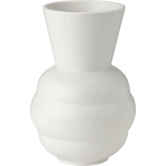 Knabstrup Tortus Archie vase 21 cm, hvid