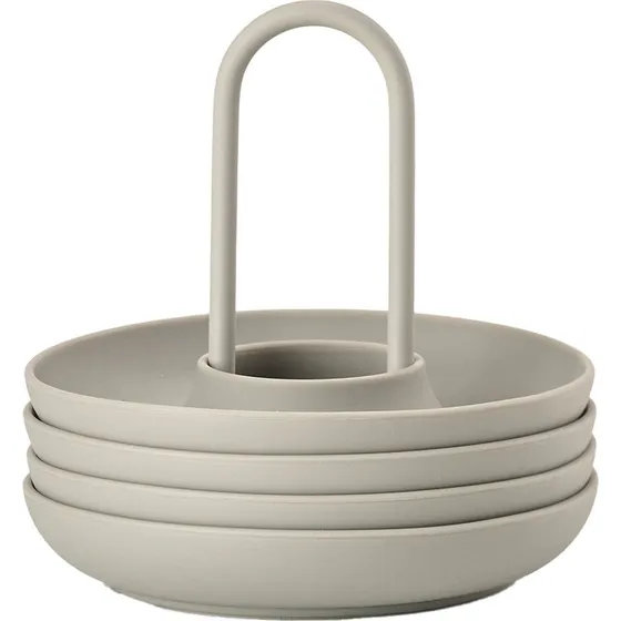 Zone ggebgre 4-pak med holder, natur