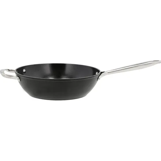 Pillivuyt Travo wokpande 28 cm, sort  keramisk non-stick