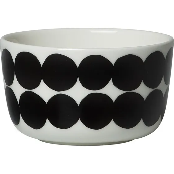 Marimekko Siirtolapuutarha skl 2,5 dl  rsymatto sort/hvid