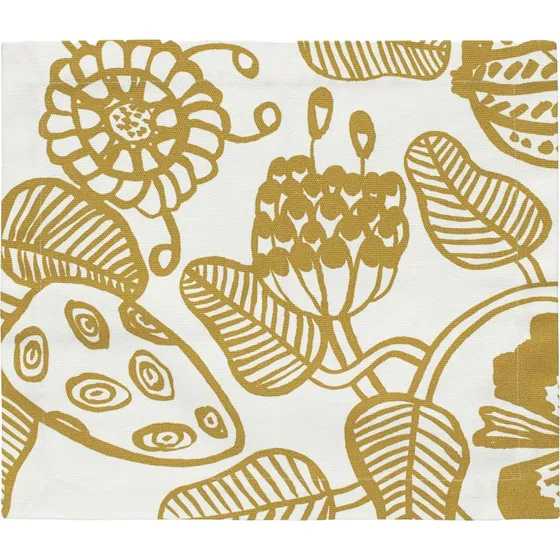 Marimekko Tiara dkkeserviet 3540 cm, hvid/guld