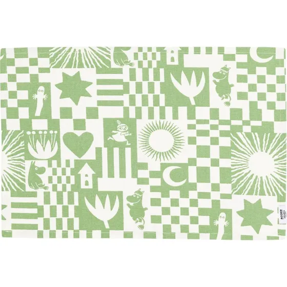 Arabia Mumi Fest dkkeserviet 31x46 cm, grn