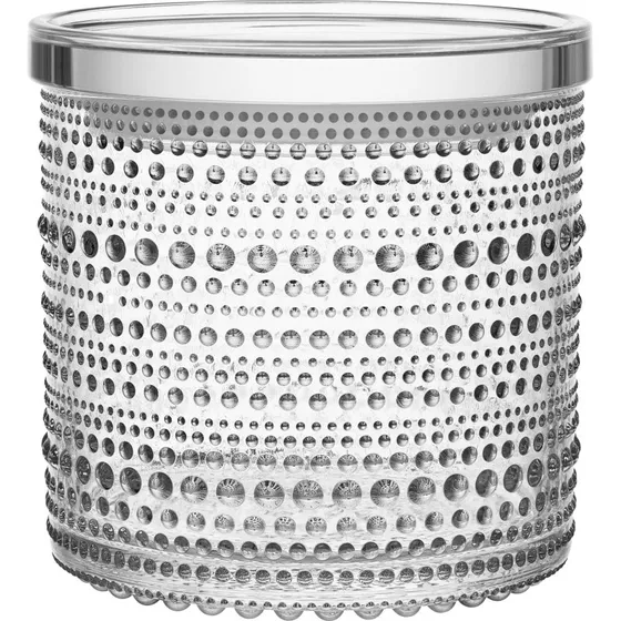 Iittala Kastehelmi krukke, klar 11,6 x 11,4 cm