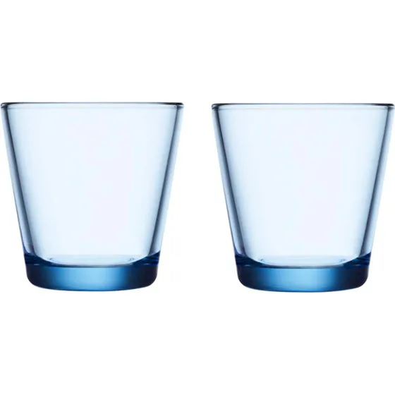 Iittala Kartio drikkeglas 21 cl aqua, 2 stk